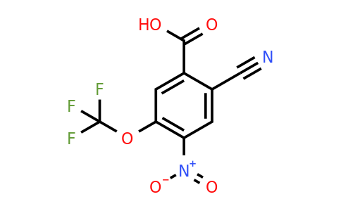 1803819-92-2 | 2-Cyano-4-nitro-5-(trifluoromethoxy)benzoic acid