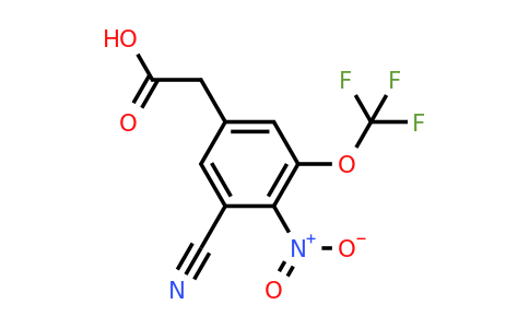 1803820-44-1 | 3-Cyano-4-nitro-5-(trifluoromethoxy)phenylacetic acid