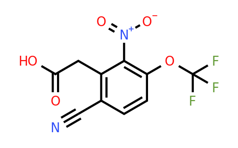 1803820-48-5 | 6-Cyano-2-nitro-3-(trifluoromethoxy)phenylacetic acid