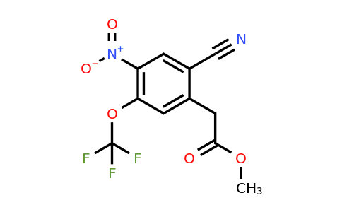 1803820-69-0 | Methyl 2-cyano-4-nitro-5-(trifluoromethoxy)phenylacetate