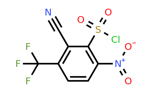 1803820-87-2 | 2-Cyano-6-nitro-3-(trifluoromethyl)benzenesulfonylchloride