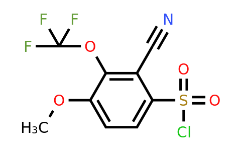 1803821-78-4 | 2-Cyano-4-methoxy-3-(trifluoromethoxy)benzenesulfonylchloride