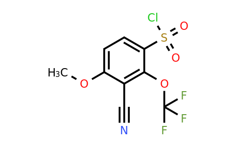 1803821-83-1 | 3-Cyano-4-methoxy-2-(trifluoromethoxy)benzenesulfonylchloride