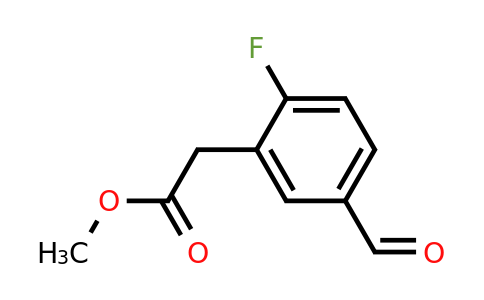 1803822-47-0 | Methyl 2-fluoro-5-formylphenylacetate