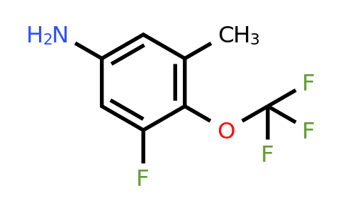 1803822-55-0 | 3-Fluoro-5-methyl-4-(trifluoromethoxy)aniline