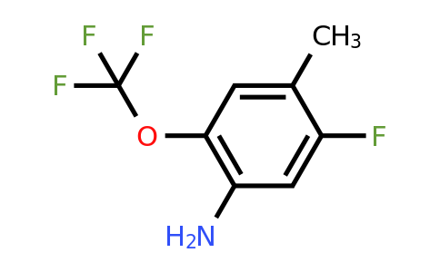 1803822-63-0 | 5-Fluoro-4-methyl-2-(trifluoromethoxy)aniline