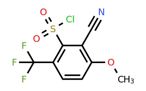1803822-80-1 | 2-Cyano-3-methoxy-6-(trifluoromethyl)benzenesulfonylchloride