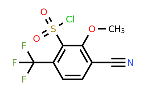 1803822-98-1 | 3-Cyano-2-methoxy-6-(trifluoromethyl)benzenesulfonylchloride
