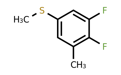 1803823-61-1 | 3,4-Difluoro-5-(methyl)thioanisole