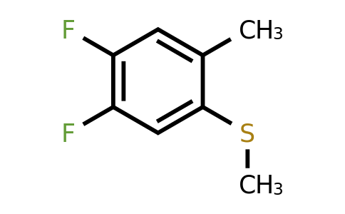 1803823-76-8 | 4,5-Difluoro-2-(methyl)thioanisole