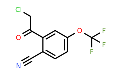 1803823-80-4 | 2'-Cyano-5'-(trifluoromethoxy)phenacyl chloride