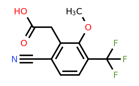 1803823-88-2 | 6-Cyano-2-methoxy-3-(trifluoromethyl)phenylacetic acid