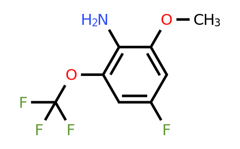 1803823-89-3 | 4-Fluoro-2-methoxy-6-(trifluoromethoxy)aniline