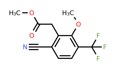 1803824-33-0 | Methyl 6-cyano-2-methoxy-3-(trifluoromethyl)phenylacetate