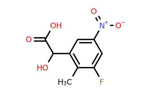 1803824-67-0 | 3-Fluoro-2-methyl-5-nitromandelic acid