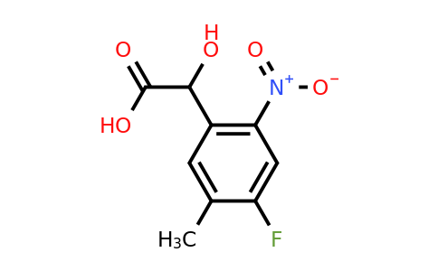 1803824-80-7 | 4-Fluoro-5-methyl-2-nitromandelic acid