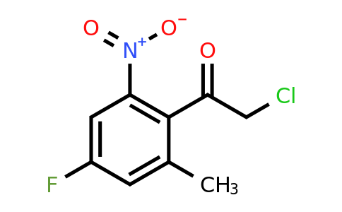 1803824-84-1 | 4'-Fluoro-2'-methyl-6'-nitrophenacyl chloride