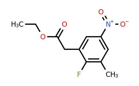 1803825-11-7 | Ethyl 2-fluoro-3-methyl-5-nitrophenylacetate