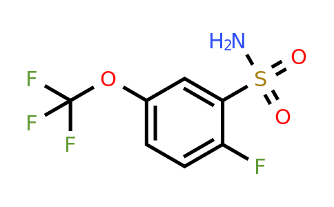 1803825-46-8 | 2-Fluoro-5-(trifluoromethoxy)benzenesulfonamide