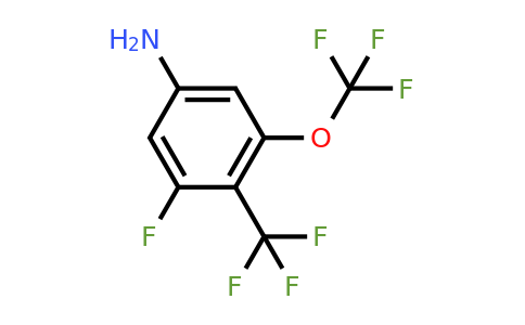 1803825-92-4 | 3-Fluoro-5-trifluoromethoxy-4-(trifluoromethyl)aniline
