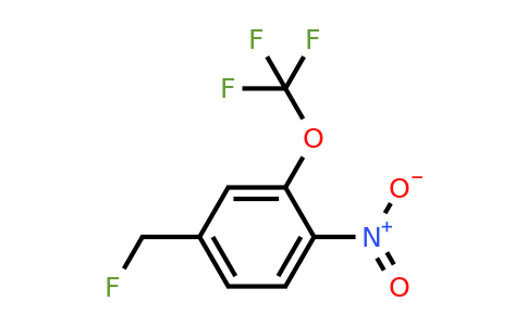1803826-23-4 | 1-Fluoromethyl-4-nitro-3-(trifluoromethoxy)benzene