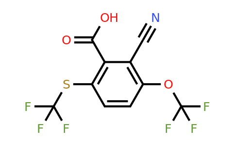 1803826-34-7 | 2-Cyano-3-trifluoromethoxy-6-(trifluoromethylthio)benzoic acid
