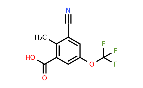 1803826-41-6 | 3-Cyano-2-methyl-5-(trifluoromethoxy)benzoic acid