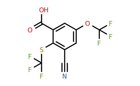 1803826-42-7 | 3-Cyano-5-trifluoromethoxy-2-(trifluoromethylthio)benzoic acid