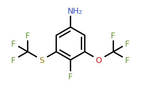 1803826-54-1 | 4-Fluoro-3-trifluoromethoxy-5-(trifluoromethylthio)aniline