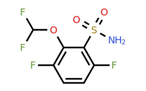 1803827-52-2 | 3,6-Difluoro-2-(difluoromethoxy)benzenesulfonamide