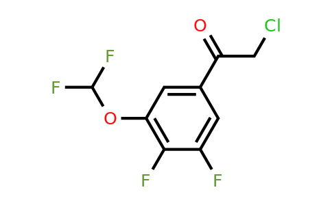 1803827-72-6 | 3',4'-Difluoro-5'-(difluoromethoxy)phenacyl chloride