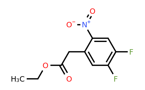 1803827-82-8 | Ethyl 2-(4,5-difluoro-2-nitrophenyl)acetate