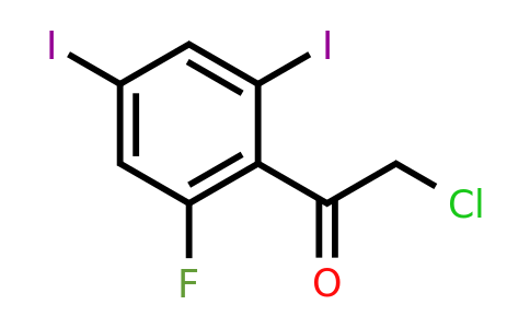 1803827-84-0 | 2',4'-Diiodo-6'-fluorophenacyl chloride