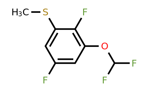1803828-01-4 | 2,5-Difluoro-3-(difluoromethoxy)thioanisole