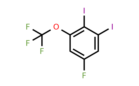 1803828-19-4 | 1,2-Diiodo-5-fluoro-3-(trifluoromethoxy)benzene