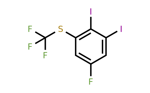 1803828-21-8 | 1,2-Diiodo-5-fluoro-3-(trifluoromethylthio)benzene