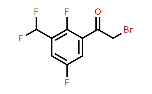 1803828-48-9 | 2',5'-Difluoro-3'-(difluoromethyl)phenacyl bromide
