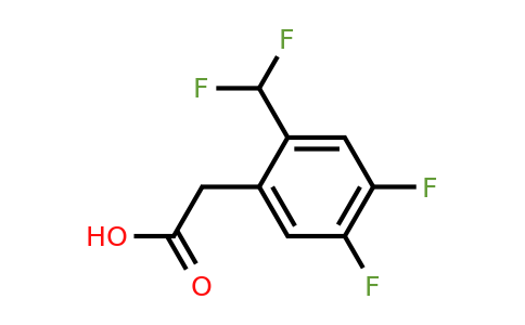 1803828-60-5 | 4,5-Difluoro-2-(difluoromethyl)phenylacetic acid