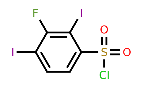 1803829-46-0 | 2,4-Diiodo-3-fluorobenzenesulfonylchloride