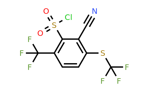 1803829-62-0 | 2-Cyano-6-trifluoromethyl-3-(trifluoromethylthio)benzenesulfonyl chloride