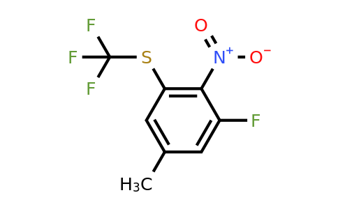 1803829-69-7 | 5-Fluoro-4-nitro-3-(trifluoromethylthio)toluene