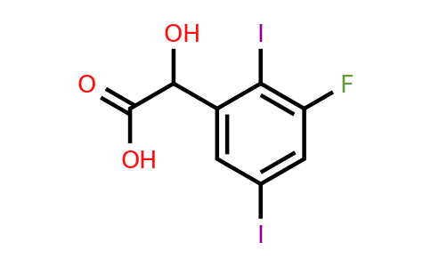 1803830-15-0 | 2,5-Diiodo-3-fluoromandelic acid