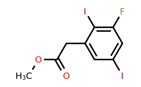 1803830-45-6 | Methyl 2,5-diiodo-3-fluorophenylacetate