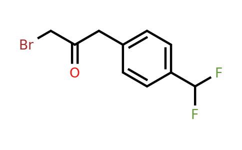 1803830-65-0 | 1-Bromo-3-(4-(difluoromethyl)phenyl)propan-2-one