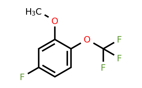 1803830-81-0 | 5-Fluoro-2-(trifluoromethoxy)anisole