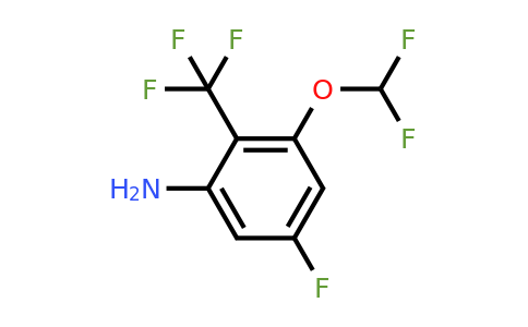 1803831-23-3 | 3-Difluoromethoxy-5-fluoro-2-(trifluoromethyl)aniline