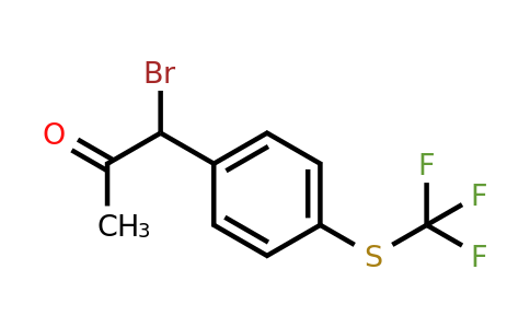 1803831-46-0 | 1-Bromo-1-(4-(trifluoromethylthio)phenyl)propan-2-one