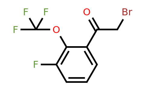 1803831-70-0 | 3'-Fluoro-2'-(trifluoromethoxy)phenacyl bromide