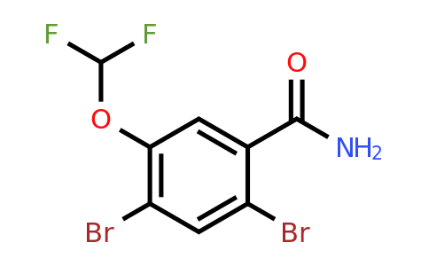1803832-15-6 | 2,4-Dibromo-5-(difluoromethoxy)benzamide