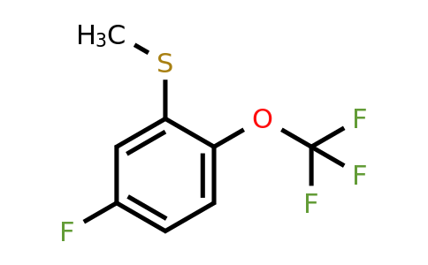 1803832-16-7 | 5-Fluoro-2-(trifluoromethoxy)thioanisole